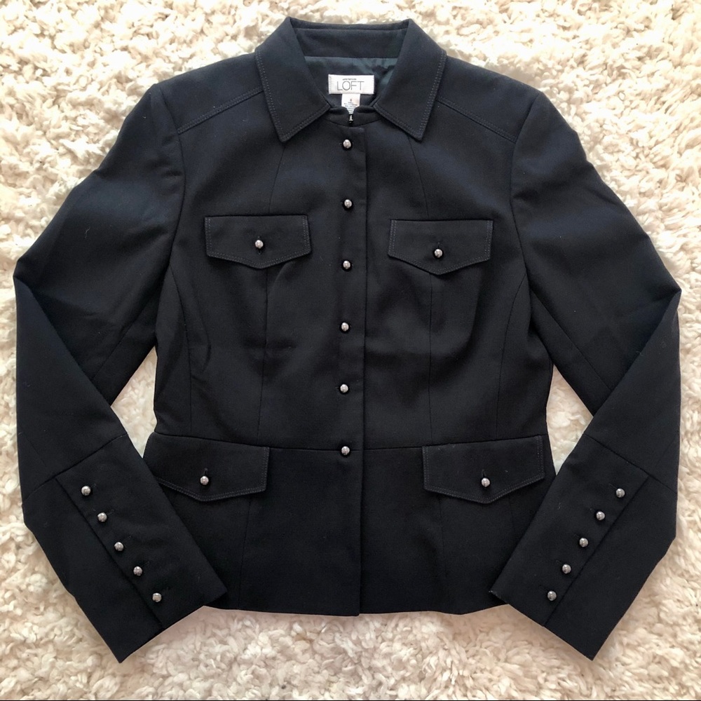 LOFT Black Coat